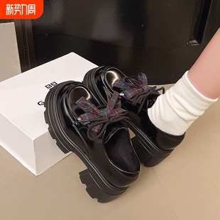 英伦风玛丽珍女单鞋 学院风jk鞋 小皮鞋 松糕增高百搭女鞋 厚底乐福鞋