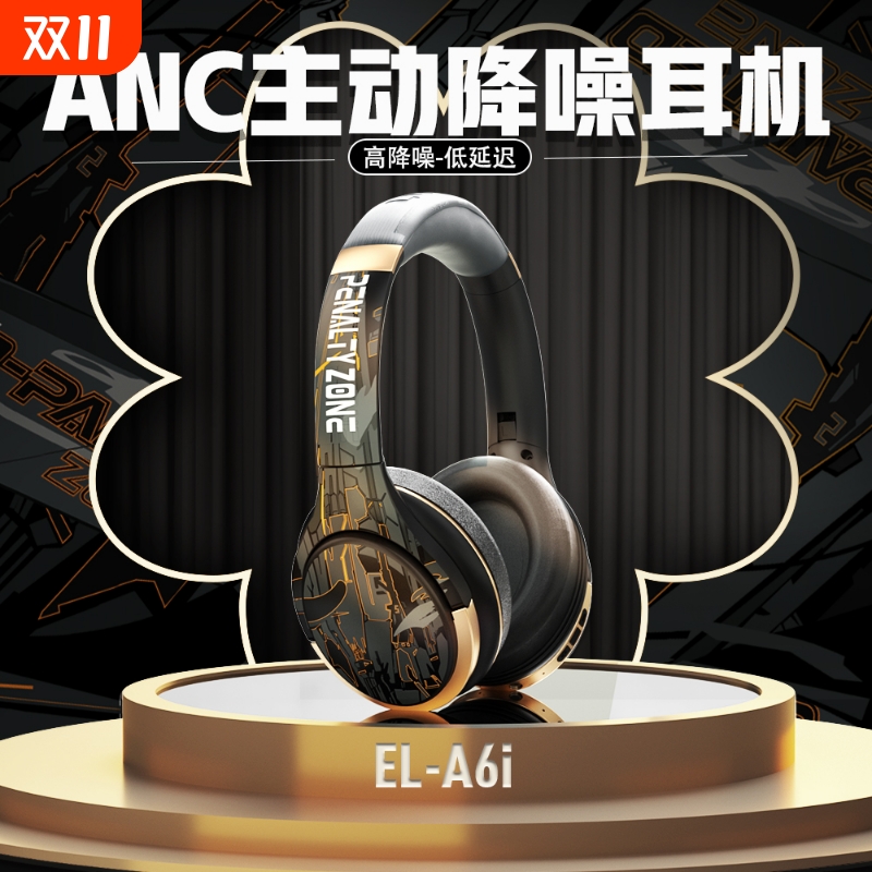 适用Sony索尼头戴式蓝牙耳机ANC主动降噪无线电脑耳麦全包耳通话