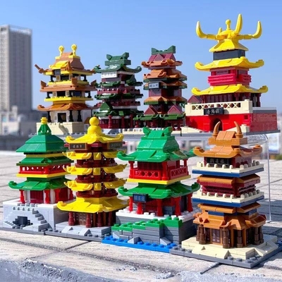 【清仓处理】八大名楼积木玩具