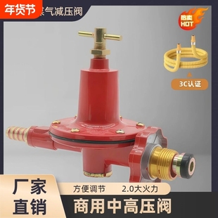 商用煤气阀煤气罐安全阀阀门燃气国标中高压阀液化气减压阀大流量