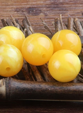 蜜蜡散珠圆珠蜜蜡手串佛珠