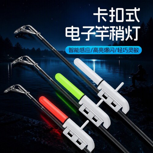 夜钓变色稍灯电子筏竿抛竿