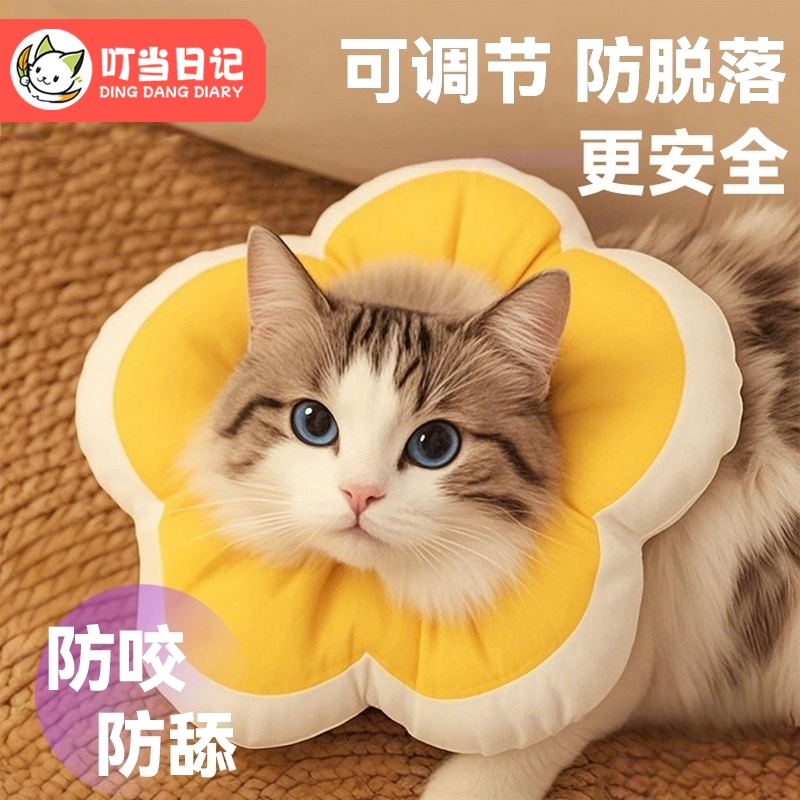 伊丽莎白圈猫绝育猫咪项圈防舔宠物绝育项圈狗狗头套驱虫伊脖圈