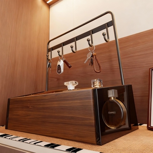 钥匙收纳玄关摆件入户门乔迁置物架门口鞋柜上创意神器桌面整理盒