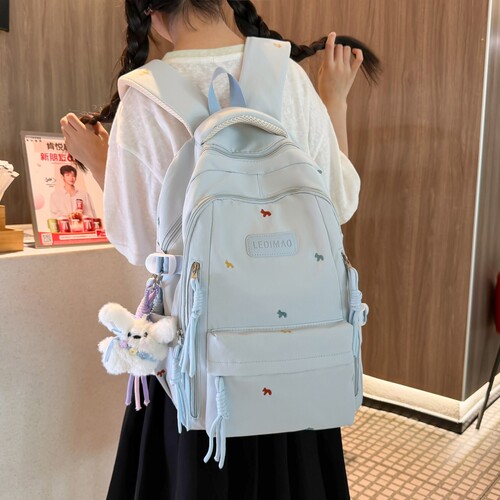 初中生书包女学生ins小众轻便减负双肩背包大容量时尚百搭旅行包