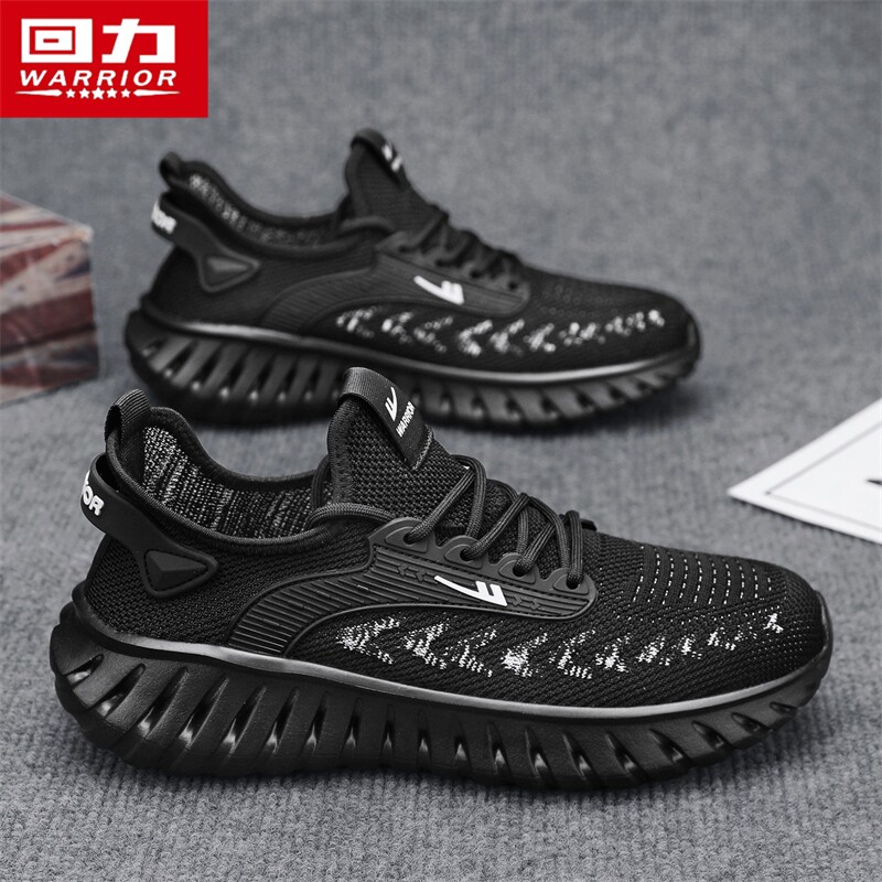 回力男鞋椰子鞋春夏季网面透气飞织薄款轻便软底青少年休闲运动鞋