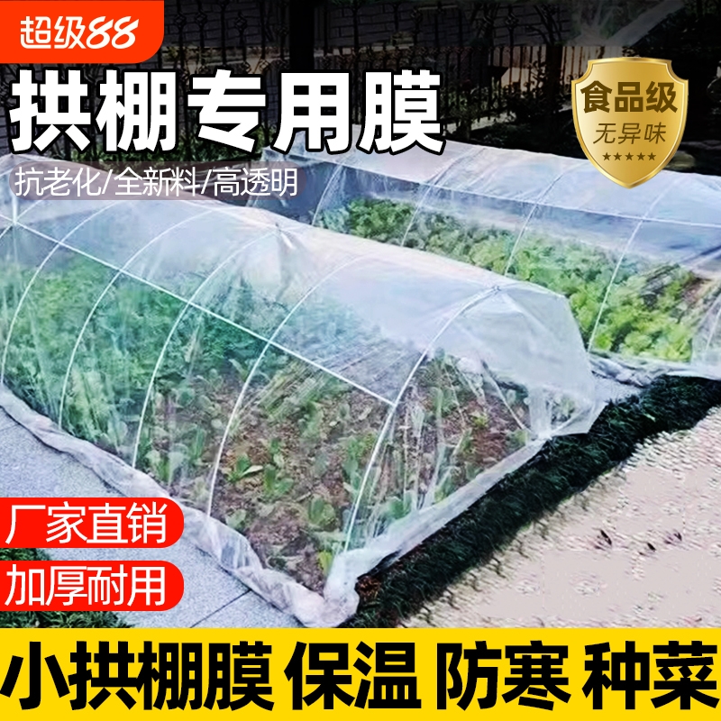 透明小拱棚专用膜种菜蔬菜保温菜园加厚塑料布大棚膜育苗农用薄膜
