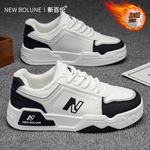 NEW BOLUNE/新百伦冬季板鞋加绒保暖棉鞋户外防滑休闲男鞋雪地靴