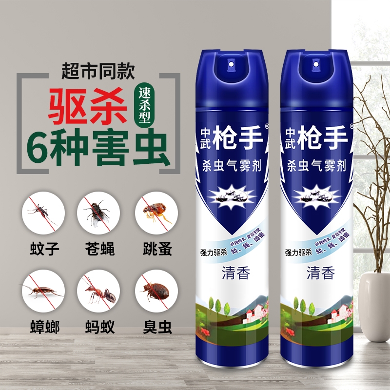 杀虫剂气雾剂家用室内灭苍蝇驱蚊子除蟑螂蚂蚁药非无毒喷雾强力