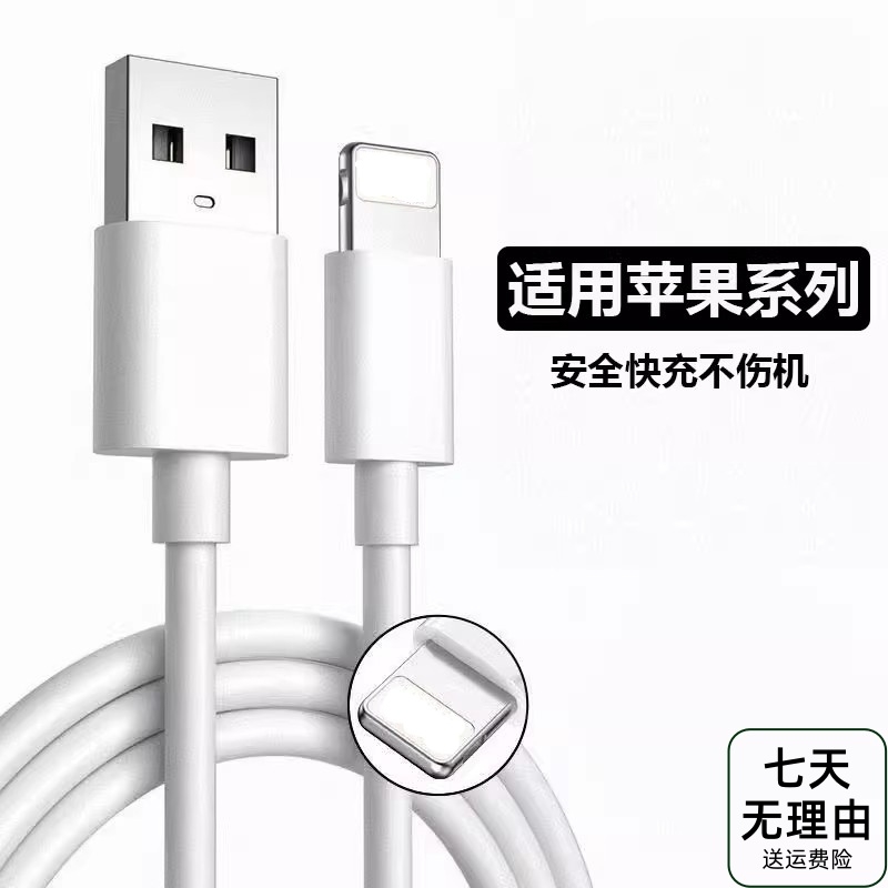 适用苹果16/15/15pro快充PD数据线iPhone13/12proMax11充电线USB器手机XS/XR/8p加长iPad平板6s2米闪充桃李