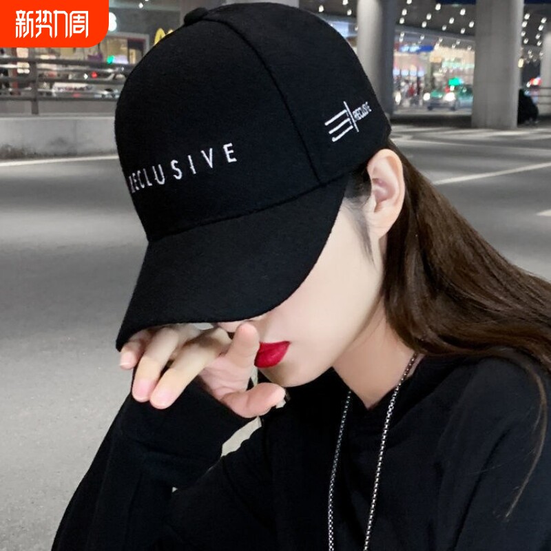 棒球帽女网红款刺绣遮阳韩版鸭舌帽2025新款百搭春夏帽子男防晒帽