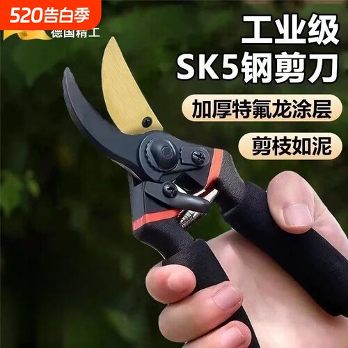 德国精工园艺剪修剪树枝剪刀专用园林花木果树嫁接剪剪枝剪花卉