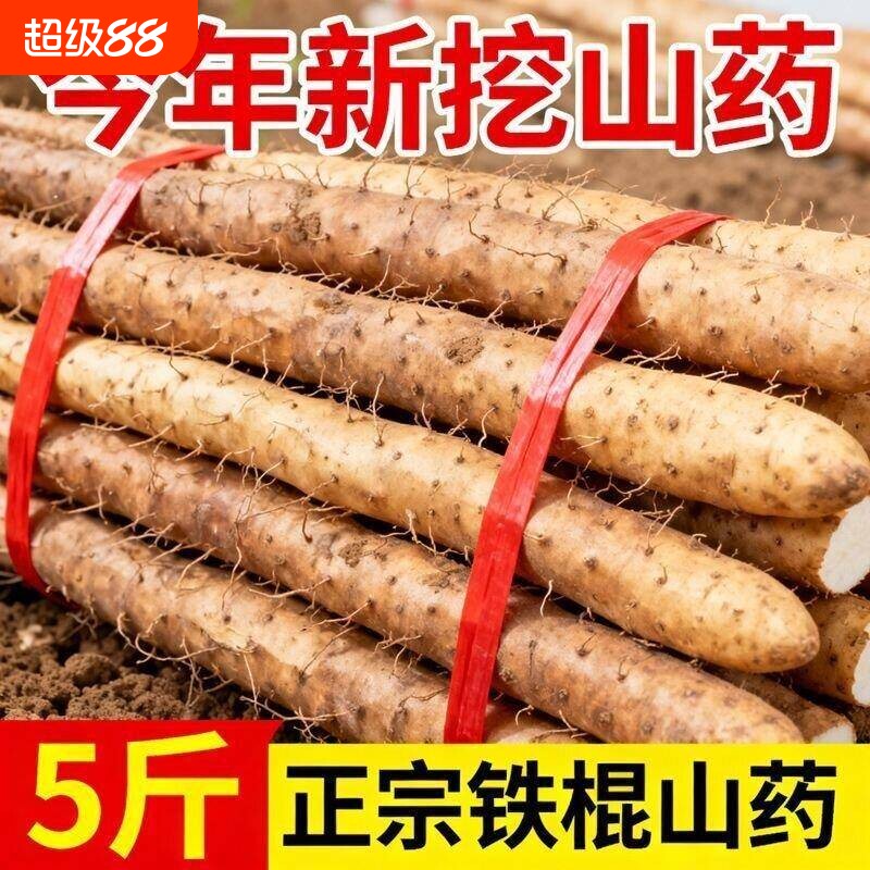 铁棍山药5斤新鲜|超1000次加购图片