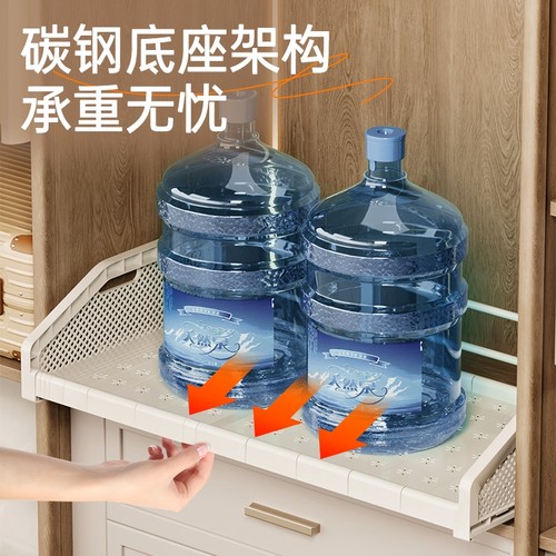 衣柜抽拉隔板可伸缩抽屉式