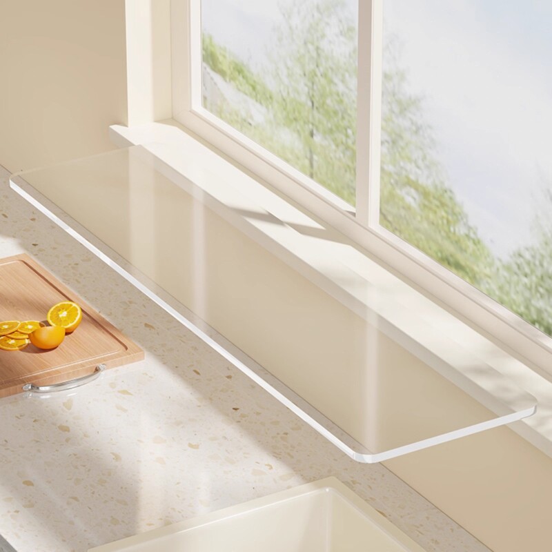 厨房窗台延伸板厨房收纳隔板台面加宽延长板免打孔窗户储物神器