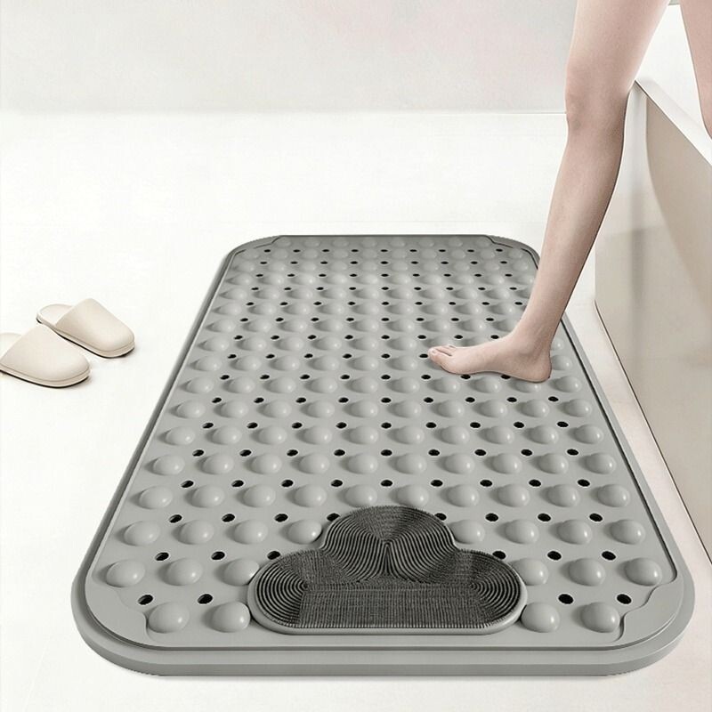 浴室专用防滑地垫老人儿童防摔淋浴房卫浴洗澡防水TPE厕所脚垫子