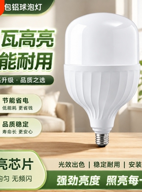 塑包铝强散热 LED E27螺口 大球泡灯不发烫低光衰长寿命家用灯泡