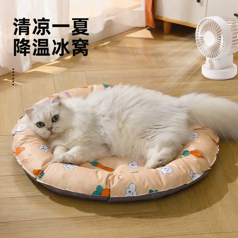 宠物冰垫猫咪夏天夏季凉席垫猫窝冰窝凉垫子狗狗凉席睡垫降温神器