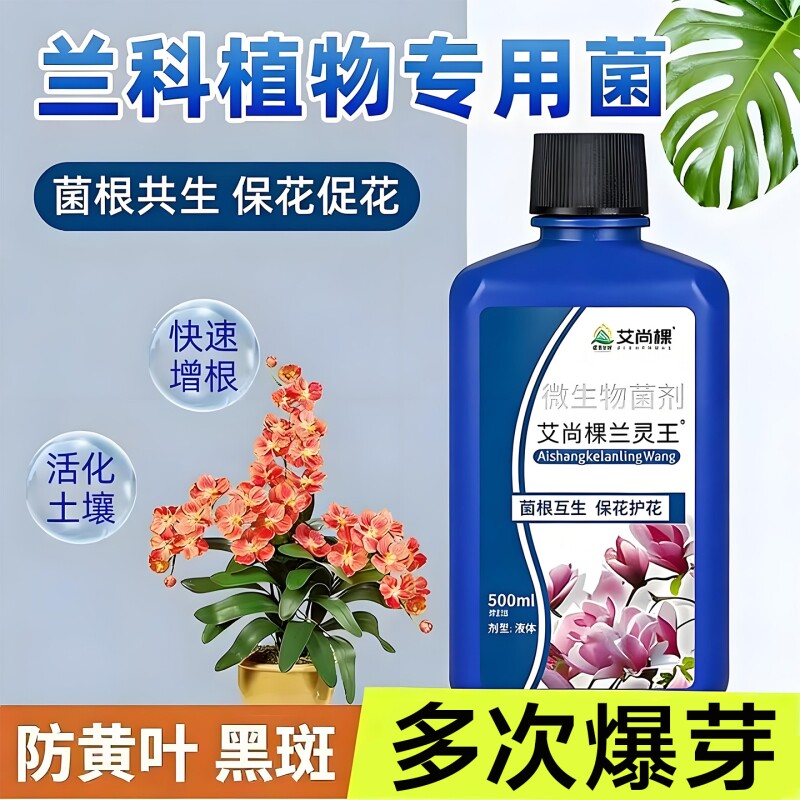 兰灵王兰花专用营养液肥料促花多箭活化剂蝴蝶兰君子兰陵王杀菌药