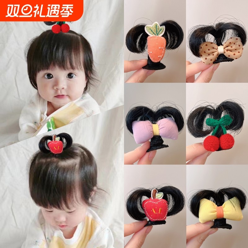 婴儿发夹宝宝可爱汗毛夹冲天辫