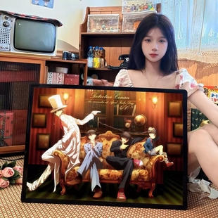 怪到基德柯南拼图1000片带相框全家福成人版治愈玩具生日礼物小兰