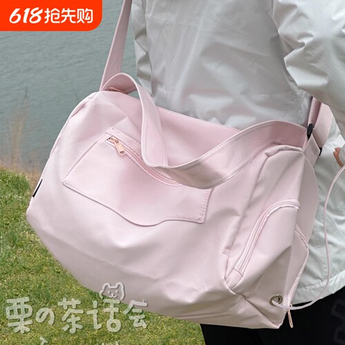 运动瑜伽短途旅行袋女潮 ins大容量训练游泳健身包收纳斜挎背包男