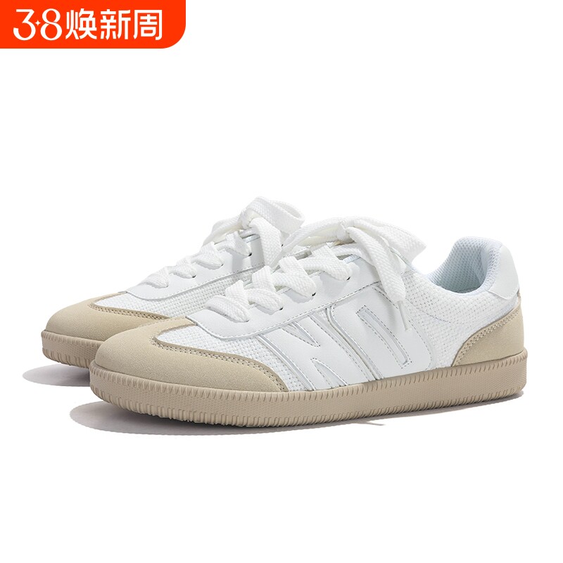 经典情侣德训鞋新款通勤休闲运动百搭板鞋复古黑色