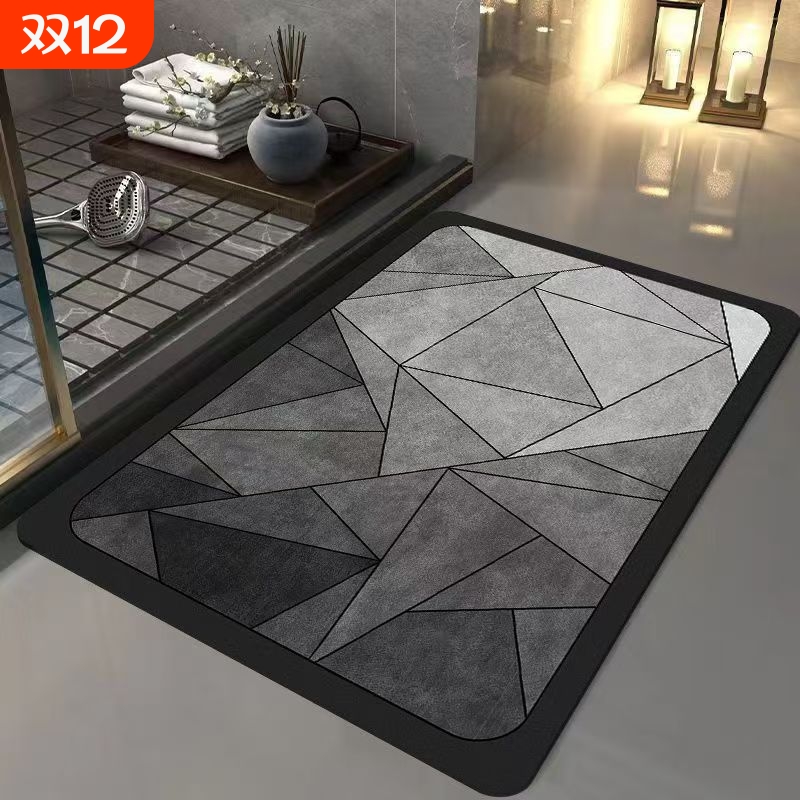 浴室硅藻泥地垫吸水防滑