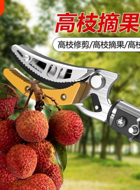 高枝剪摘水果伸缩杆采摘高空剪果树修剪树枝专用剪刀摘果修枝剪枝
