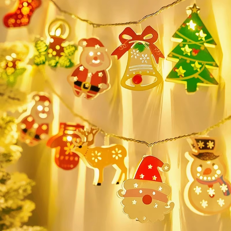 圣诞节装饰灯儿童房间卧室布置氛围灯led串灯 串树彩灯发光摆件灯