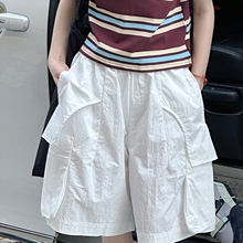 女童工装短裤夏季炸街2025网红儿童潮流休闲新款韩版薄款五分裤潮