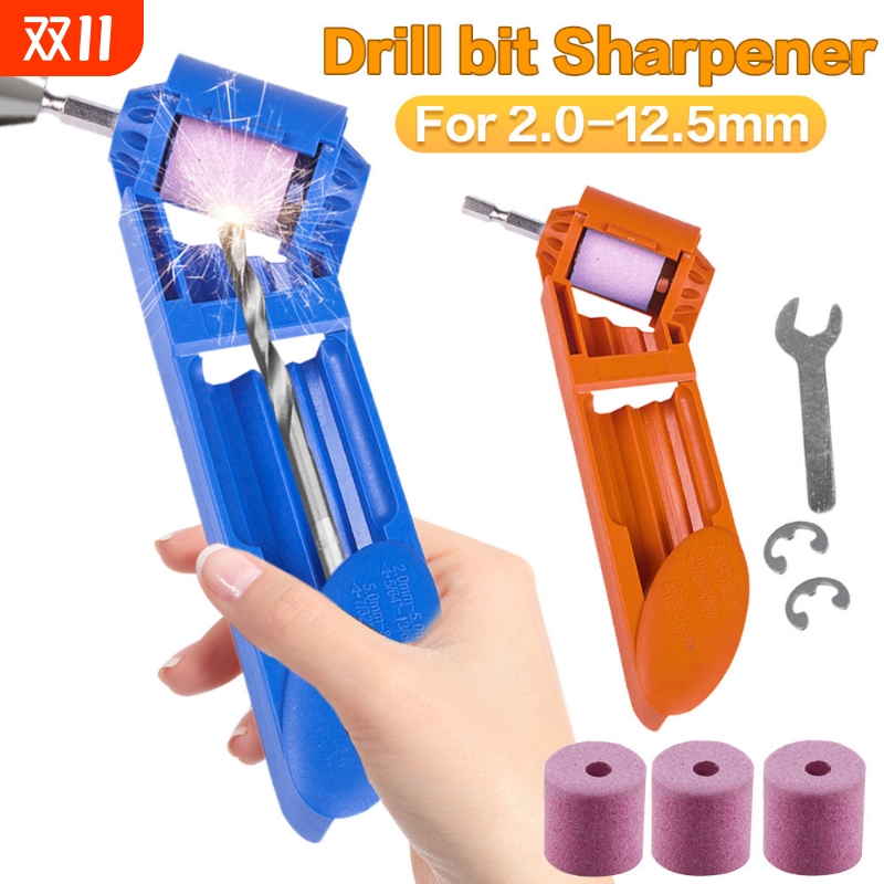 便携式磨钻器麻花钻钻头研磨器 砂轮机 磨钻头机普通铁质直柄