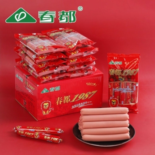 春都1987特级火腿肠王中王泡面搭档香肠网红儿时记忆零食整箱批发