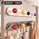 磁吸挂钩置物架壁挂入户门后玄关收纳钥匙雨伞架磁铁套装 卧室浴室