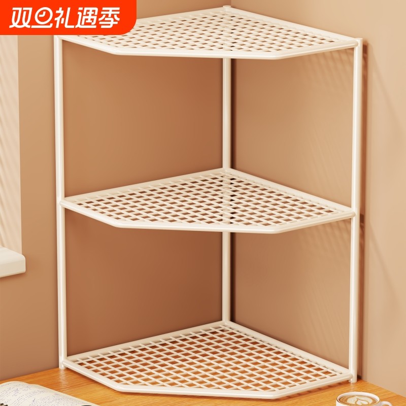 桌面置物架桌上多层书柜工位改造收纳架子学生宿舍书桌转角小书架