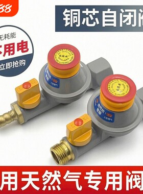 家用天然气专用自闭阀4分