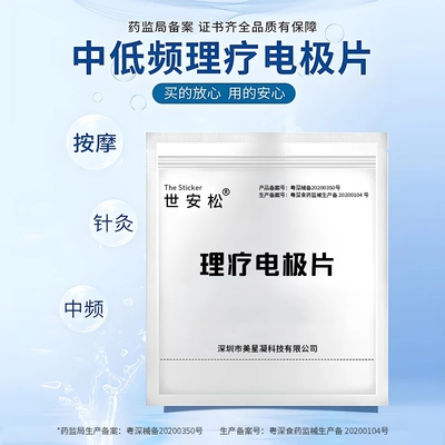 无纺布中低频理疗仪电极片