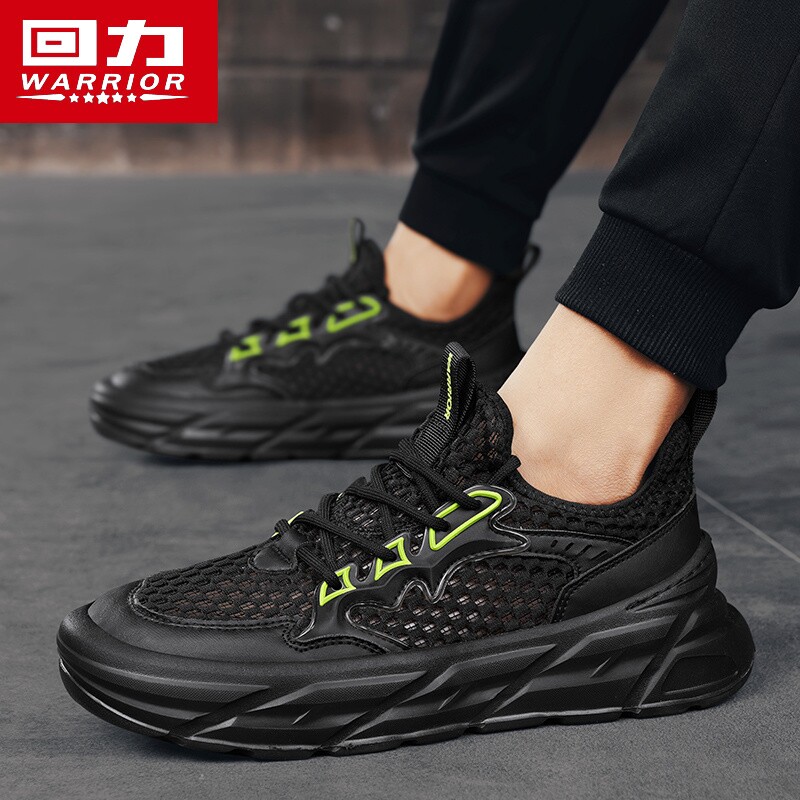回力男鞋2026年春季网面透气镂空休闲运动鞋软底减震时尚网鞋男款