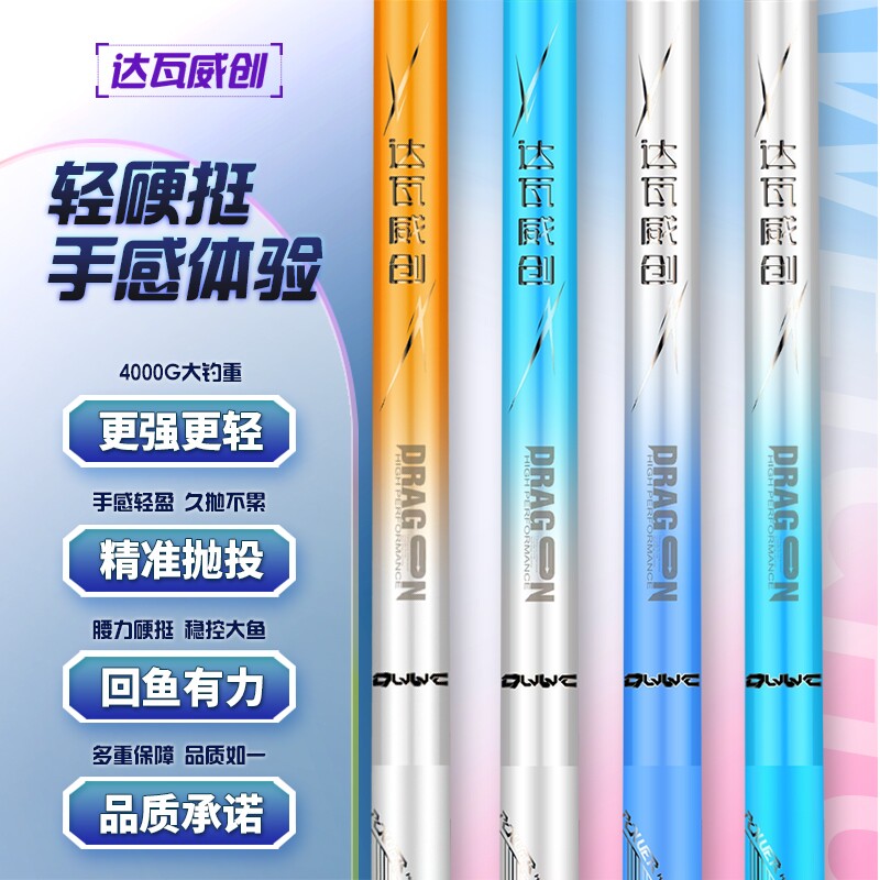 威创鱼竿钓鱼竿手杆超轻超硬鲫鱼竿19调台钓竿黑坑轻量大物竿