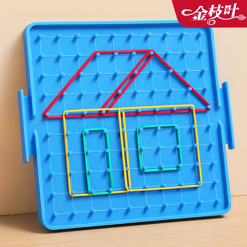小学数学钉子板几何图形教具钉板