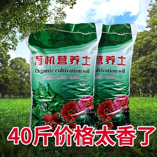 有机营养土种菜专用养花通用花卉绿植种植土壤家用多肉盆栽泥土壤