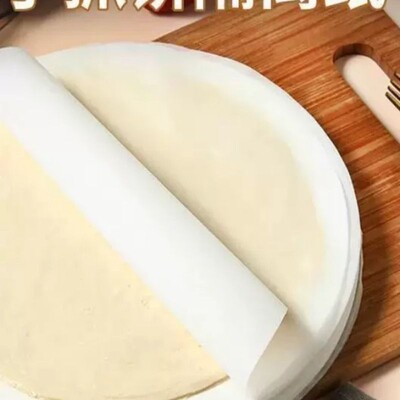 手抓饼隔油纸隔离膜食品级葱油饼油纸不粘商专用垫纸食物防粘圆形