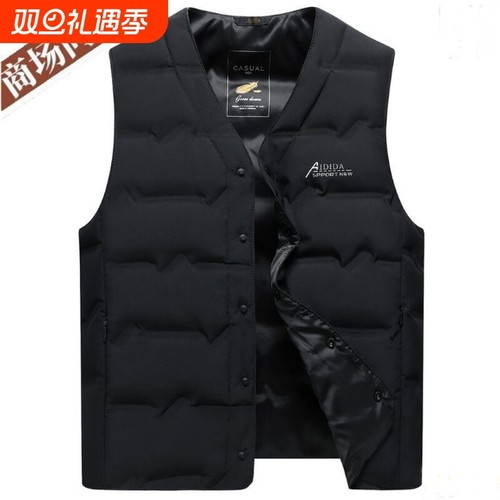 中老年男士羽绒马甲冬季