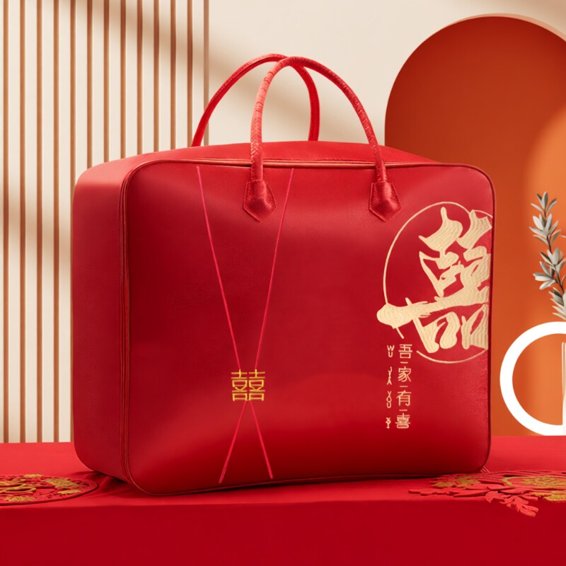 喜庆红被子防尘袋|超5000次加购图片