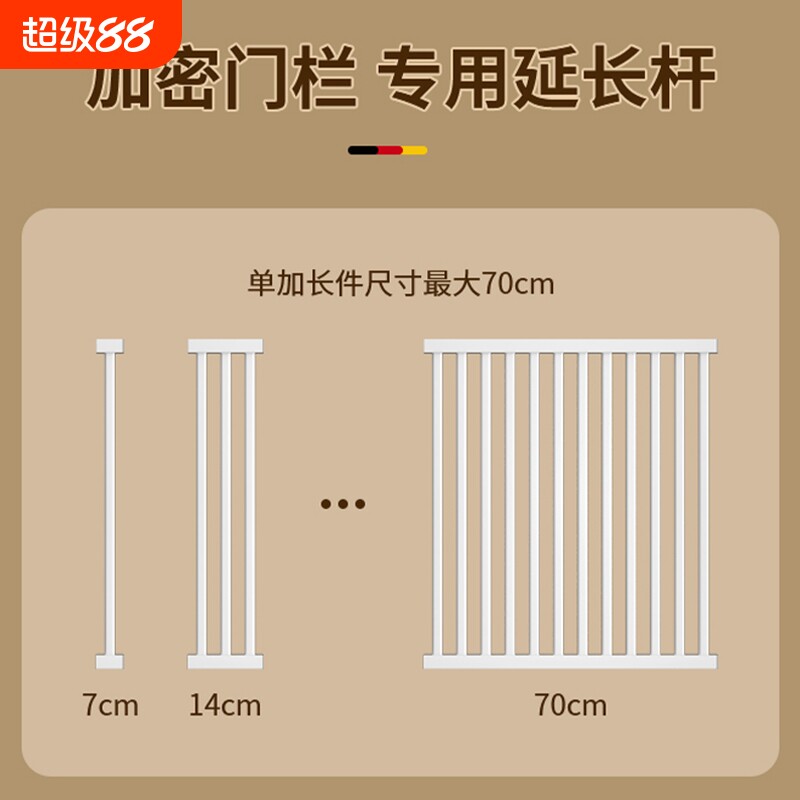 门栏围栏专用配件宠物防猫狗狗栅栏隔离拦杆加长件大型犬小型犬图片