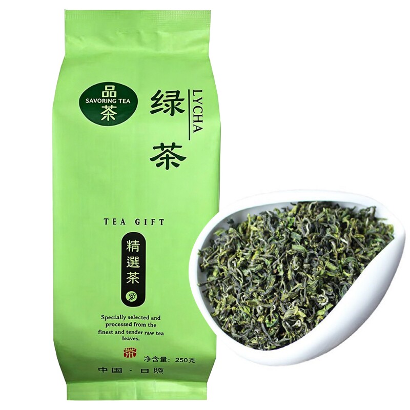 日照绿茶2026新茶春茶云雾茶山东炒青高山茶叶礼盒散装500g浓香图片