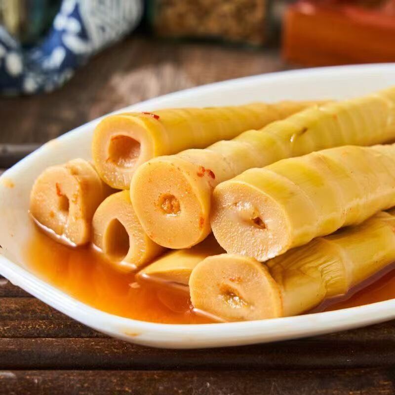 手剥笋香辣泡椒味手撕笋尖零食带壳开袋即食竹笋泡椒笋不辣解馋