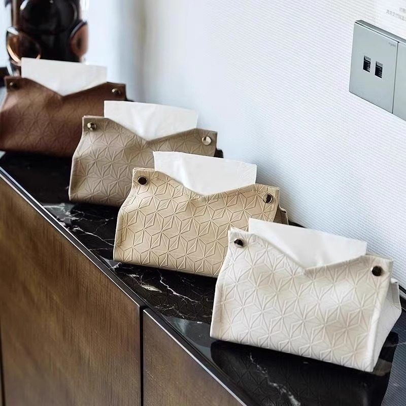 纸盒纸巾盒抽客厅纸巾套收纳摆件桌面轻奢高级感家居餐巾纸盒高档