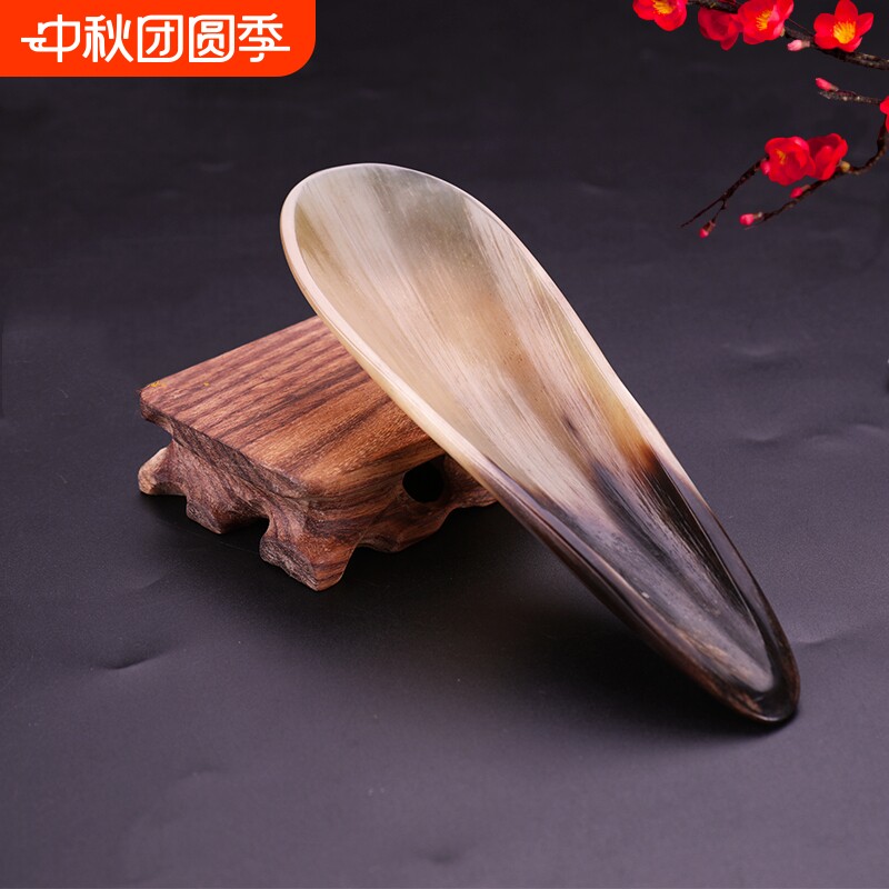 天然鸿佳康牛角桶刮痧板图片