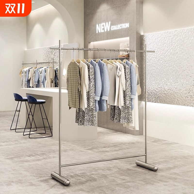 服装店展示架加粗加厚稳固承重
